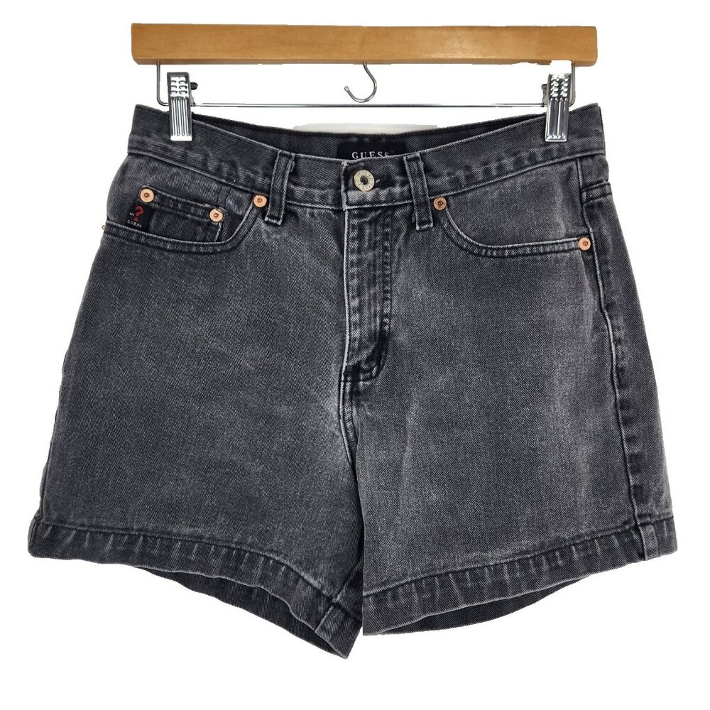 Guess Black Jean Shorts